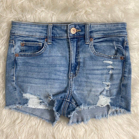 American Eagle Outfitters Pants - AMERICAN EAGLE SUPER STRETCH HI-RISE SHORTIE